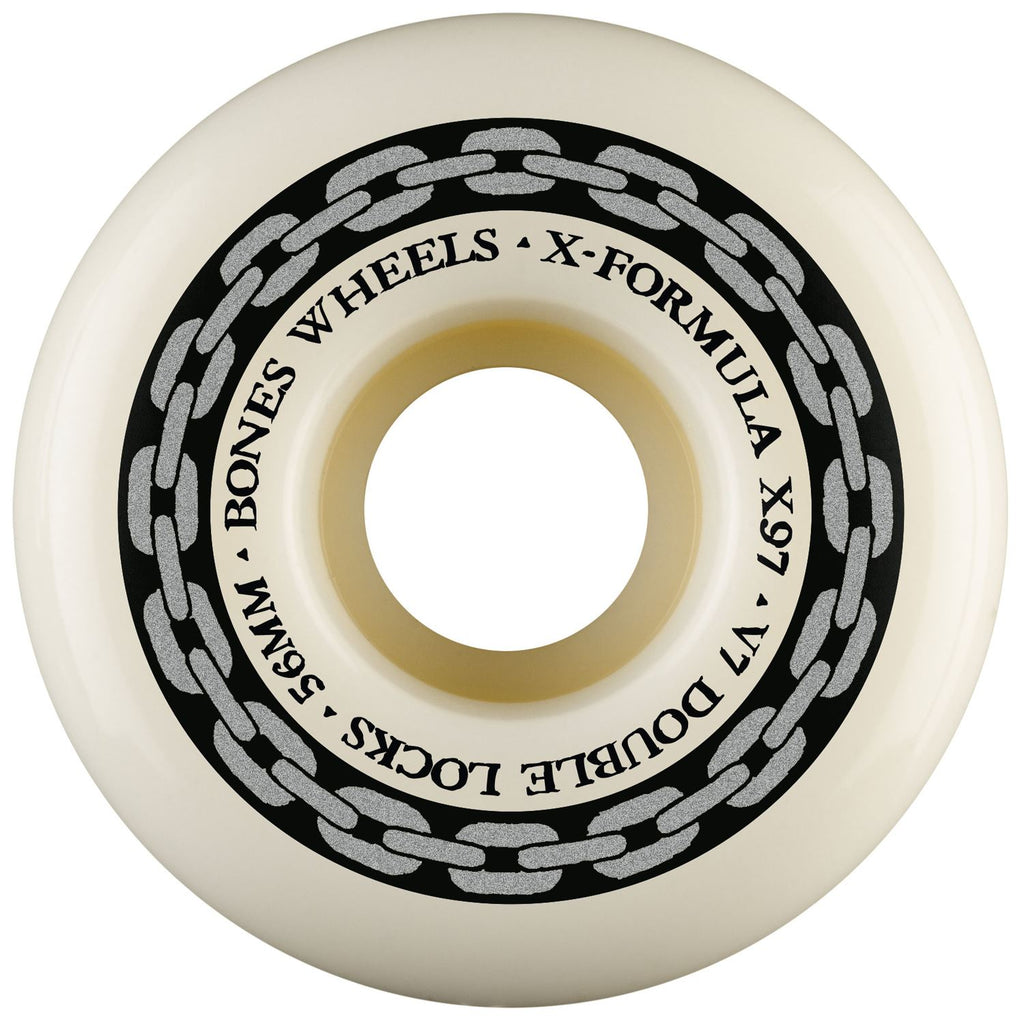 BONES X-Formula • 56mm • 97A • V7 Double Lock (Spring '26) Skateboard Wheels
