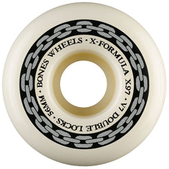 BONES X-Formula • 56mm • 97A • V7 Double Lock (Spring '26) Skateboard Wheels