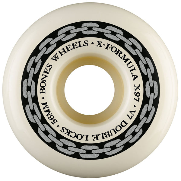 BONES X-Formula • 56mm • 97A • V7 Double Lock (Spring '26) Skateboard Wheels