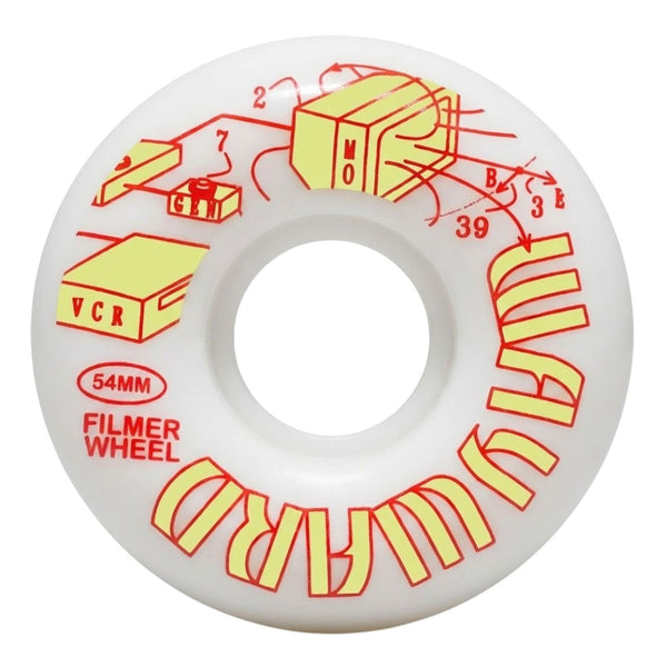 Wayward Filmer - (Red) Skateboard Wheels - 54mm