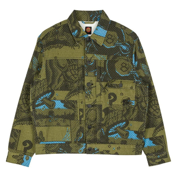 Santa Cruz Jacket SCS - Winkowski Comic Camo - Skatewarehouse.co.uk