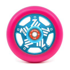 CORE Vent Hollow Scooter Wheel 110mm - Pink / Teal - Skatewarehouse.co.uk