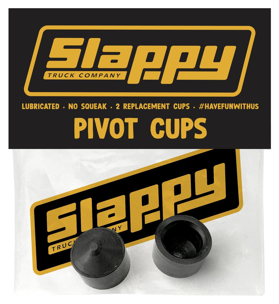Slappy Pivot Cups 10 Pack Black 1Sz Skateboard Hardware