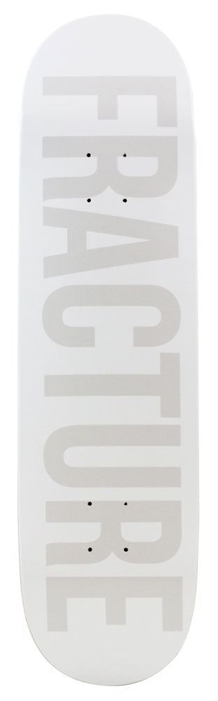 Fracture Fade White Custom Complete Skateboard -  8.25