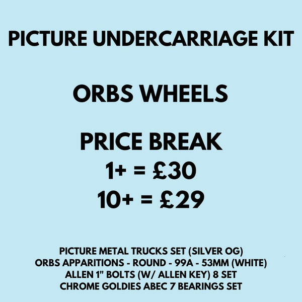 Picture Undercarriage Kit Orbs Skateboard Trucks - 5.25