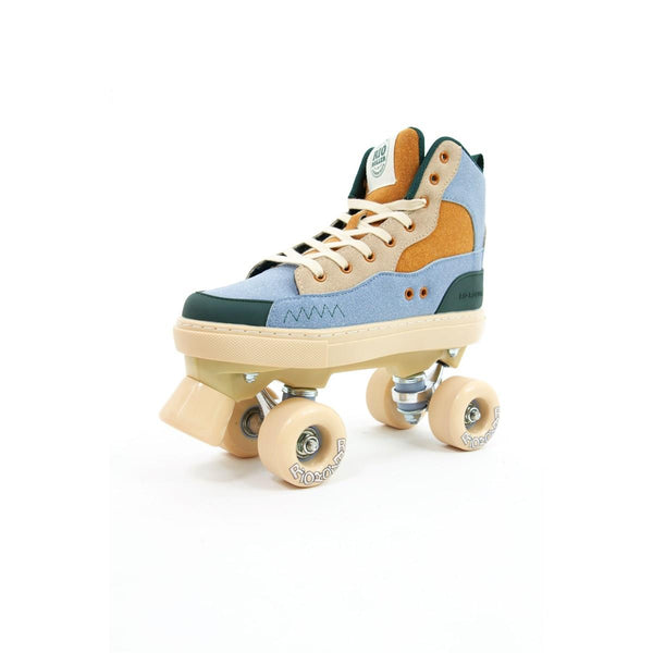 Rio Roller Beats Quad Skates - Blue / Tan