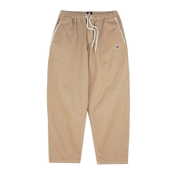 Magenta Loose Pants Stitch Beige - XL
