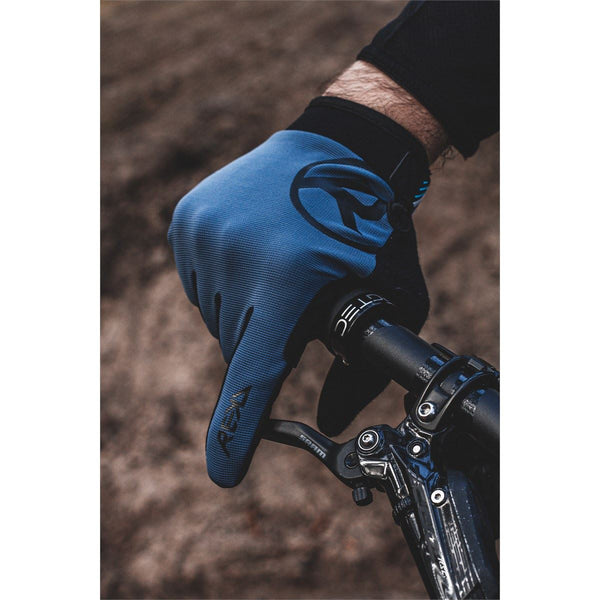 REKD Status BMX Scooter MTB Riding Gloves - Blue - Skatewarehouse.co.uk