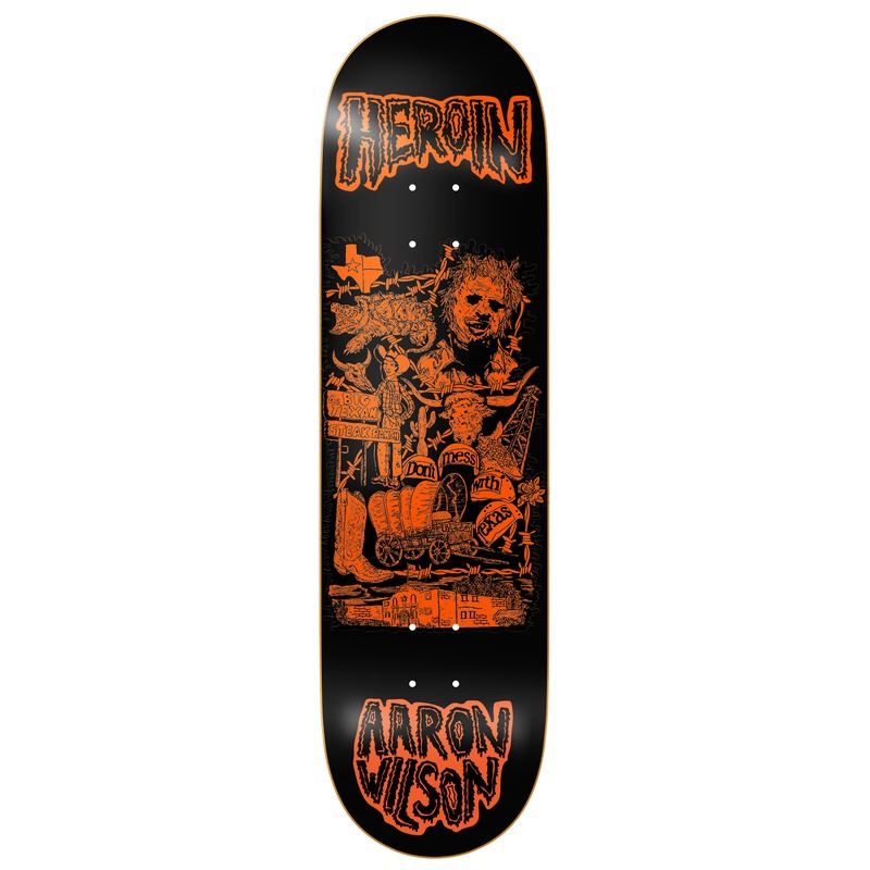 Heroin Aaron Wilson Allegory of Fear Skateboard Deck - 8.75"