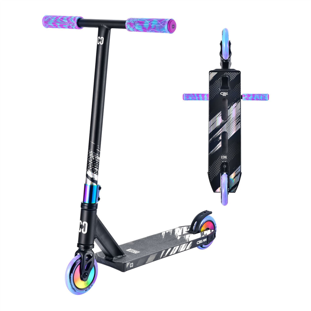 CORE CB1 Mini Complete Scooter - Black / NeoChrome