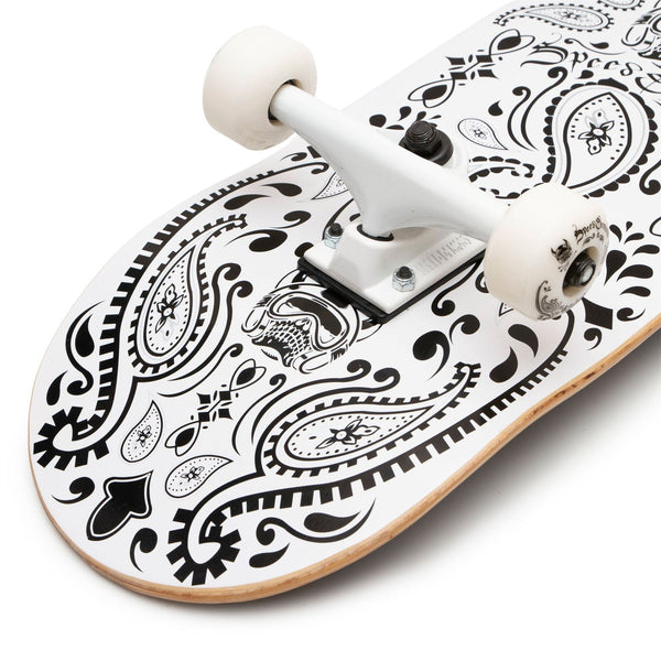 Speed Demons Bandana Black / White Complete Skateboard - 8.0