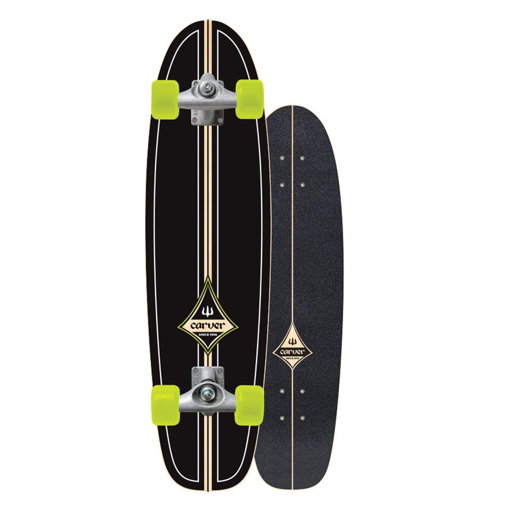 Carver Skateboards 29" Surfrider Black - C5 Cruiser Complete