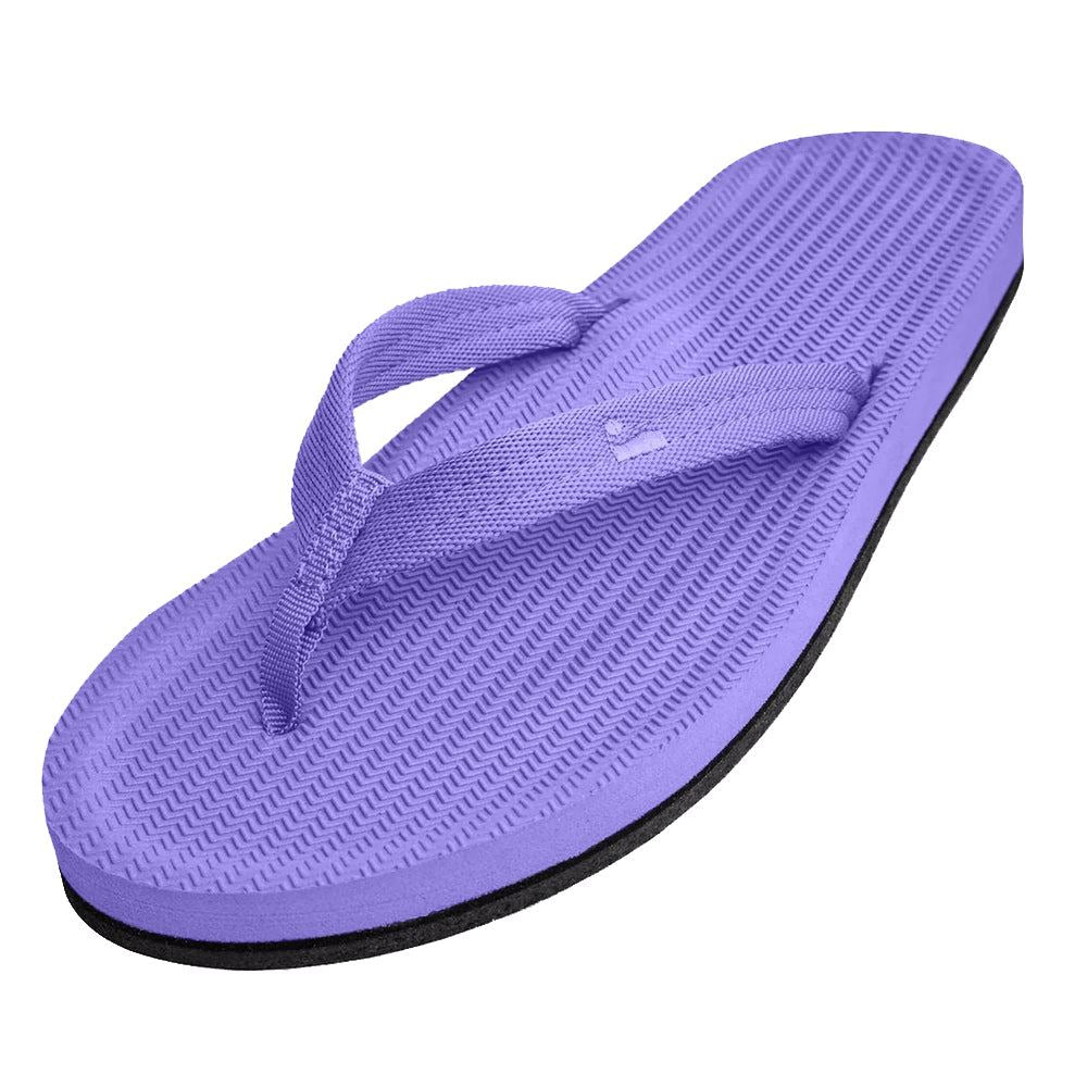 Indosole - Womens Flip Flops - Easy Living - Purple Haze Shoes