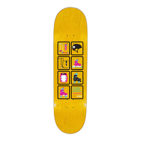 Enjoi Big Box Roller Blades R7 Pink Skateboard Deck - 8.5