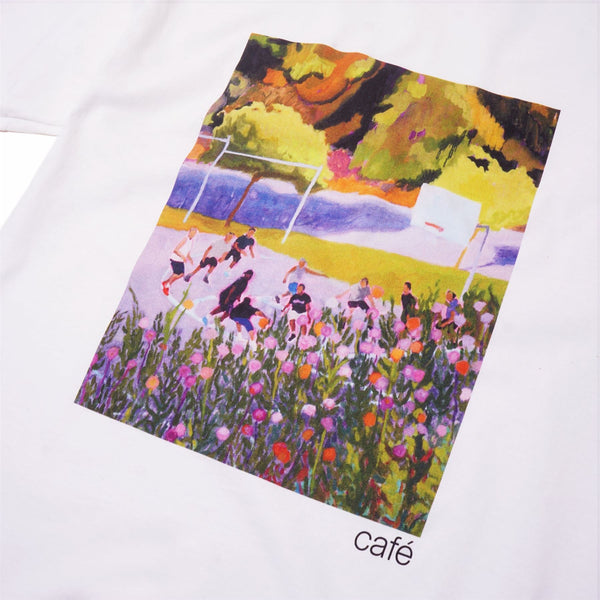 Skateboard Cafe Courts Tee (White)