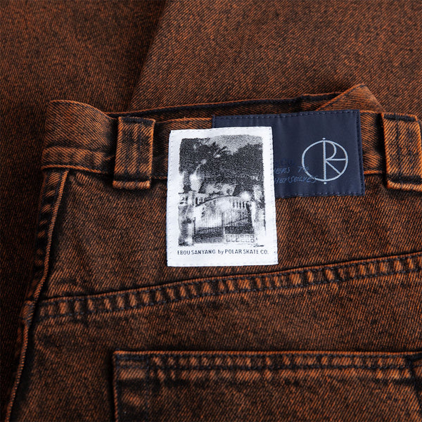 Polar Skate Co Big Boy Pants | Badalona (Orange Black)