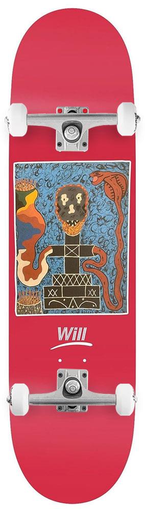 Alltimers Skateboard Balloon Red x Venom Custom Complete Skateboard - 8.3" - Skatewarehouse.co.uk