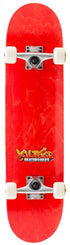 Voltage Graffiti Logo Orange / Red Complete Skateboard - 7.5" - Skatewarehouse.co.uk