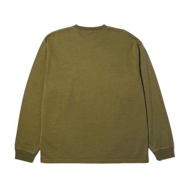 HUF 89 Heavyweight LS Knit Top (Olive)