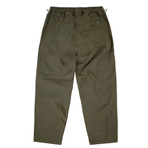 Magenta Loose Pants Khaki