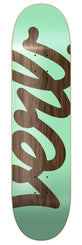 Verb Logo DecksÂ  Xl Script Mint Skateboard Deck - 7.75" - Skatewarehouse.co.uk