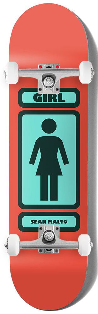 Girl Til W42 Sean Malto x Venom Custom Complete Skateboard - 8.25" - Skatewarehouse.co.uk