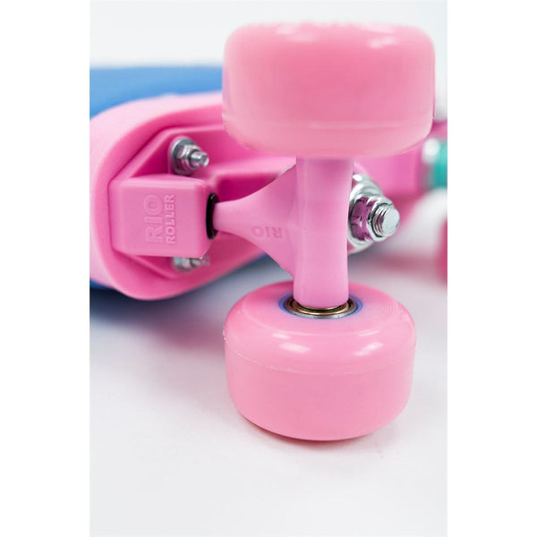 Rio Roller Lumina Quad Skates - Blue / Pink - Skatewarehouse.co.uk