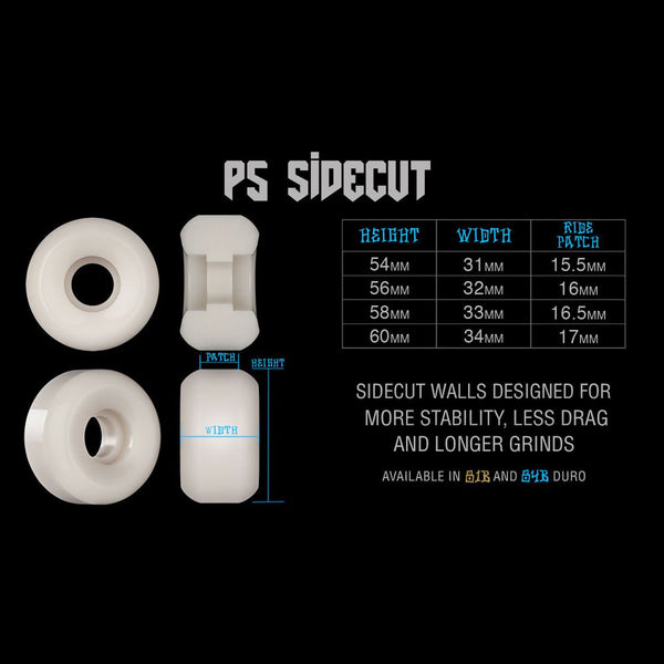 BONES • Skate Park Formula • 60mm • 84B • P5 Sidecut (Spring '26) Skateboard Wheels