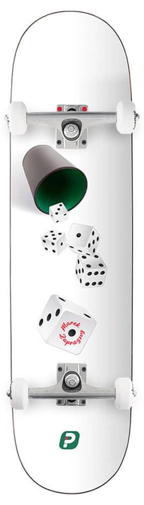 Player 5 Dice Zaprazny Player x Venom Custom Complete Skateboard - 7.87