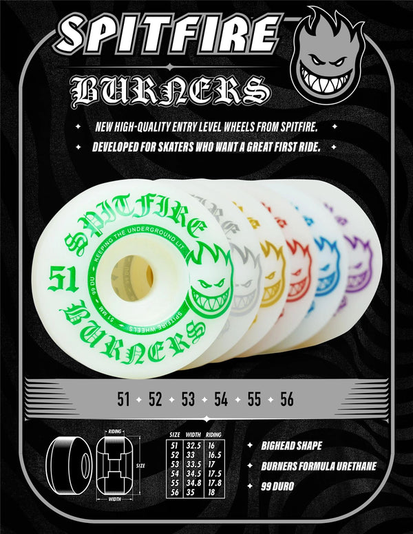 Spitfire Burner Bighead  Skateboard Wheels