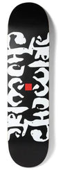 Chocolate Ink Blot Black Chris Roberts Twin Tip Symmetrical Skateboard Deck - 8.0" - Skatewarehouse.co.uk