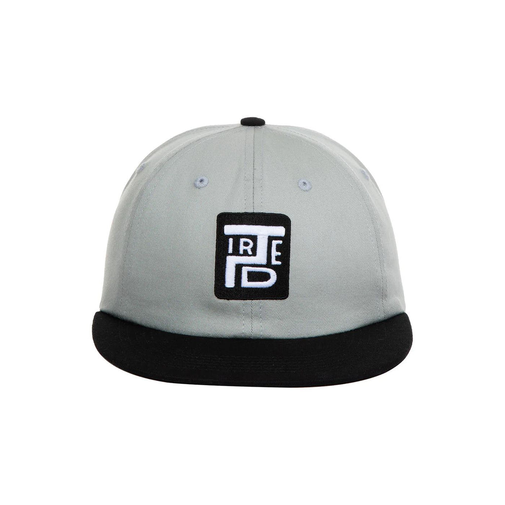 Tired Stamp 2 Tone 6 Panel Cap Grey - One Size