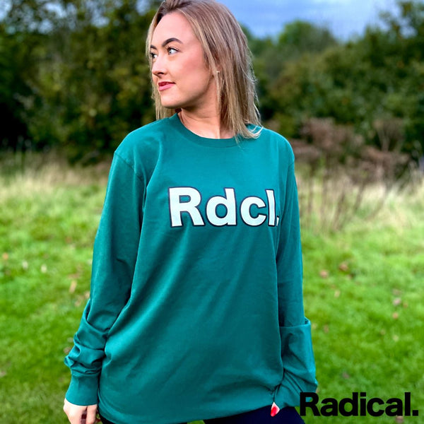 Radical. RDCL. Unisex Long Sleeve T-shirt - Envy Green - Skatewarehouse.co.uk