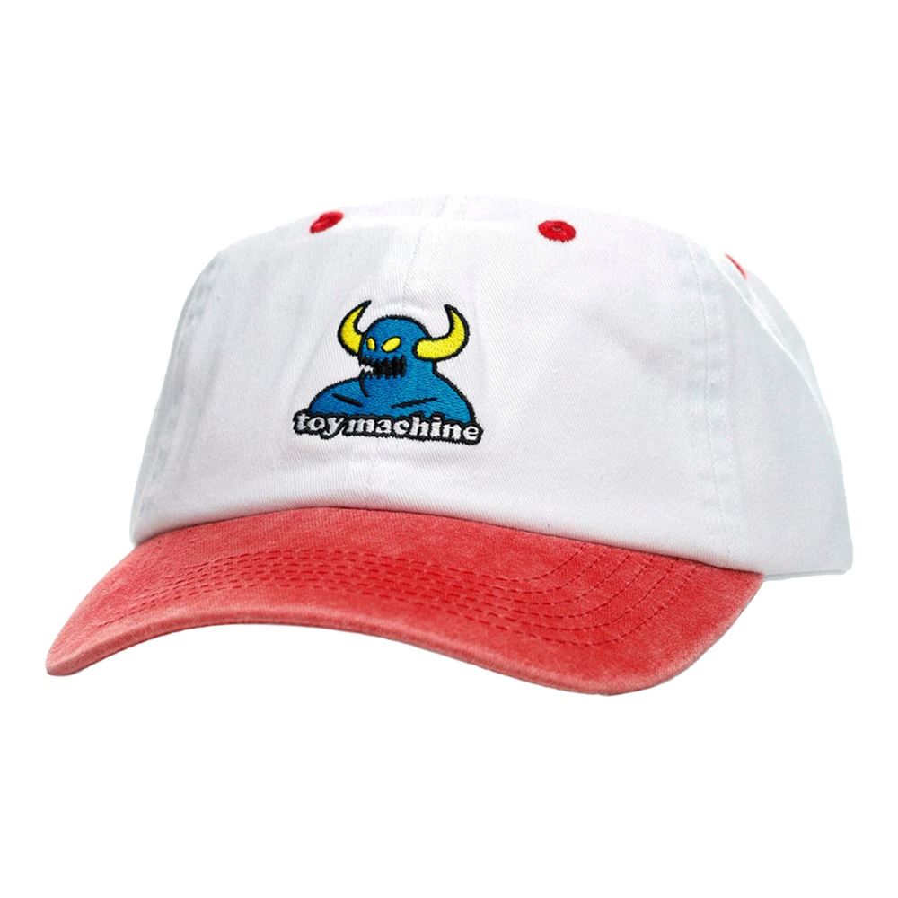Toy Machine Monster Strapback Cap White