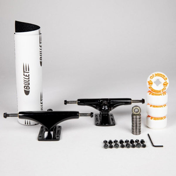 Bullet / OJ Full Truck Kit Black Undercarriage Kit - 145 - Skatewarehouse.co.uk