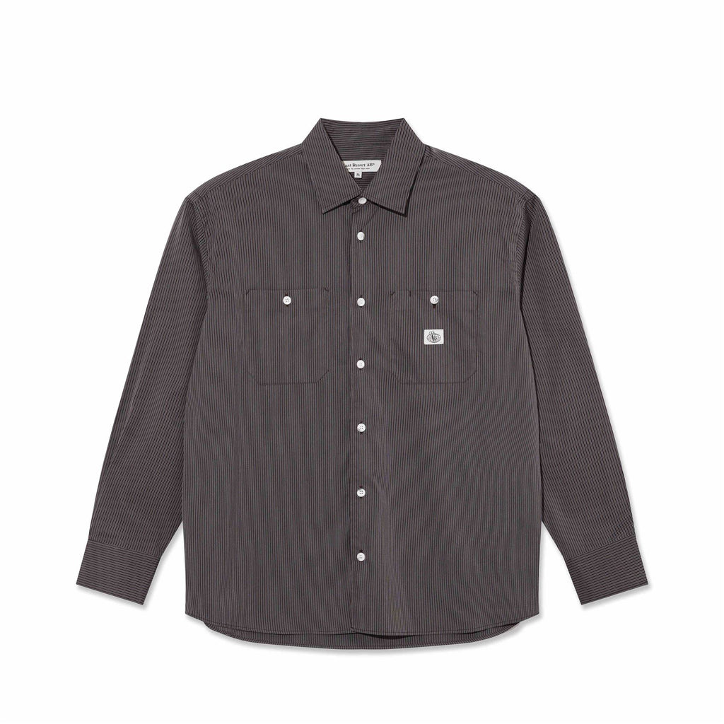 Last Resort AB SM001 Poplin (Navy Stripe) Accessories - L