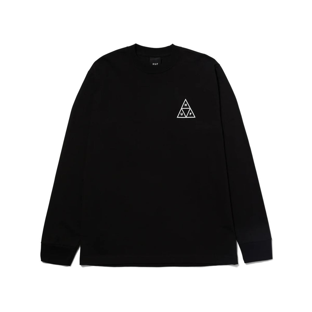 HUF Triple Triangle L / S T-Shirt (Black) - S