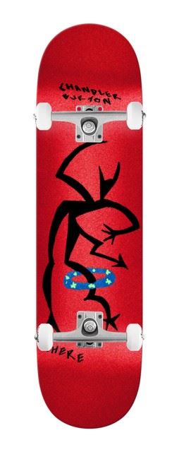 There Chandler Ballet True Fit (Red) x Venom Custom Complete Skateboard - 8.06"