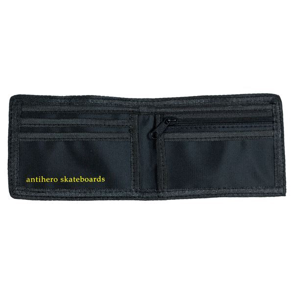 Anti Hero Basic Eagle Wallet (Black / Charcoal) - One Size