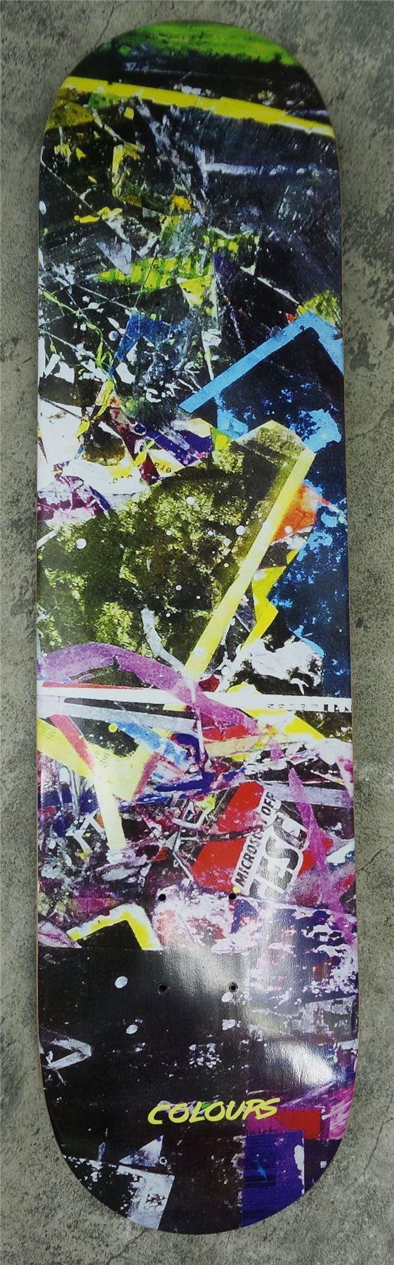 Colours Skateboard Stamatis Abstract Skateboard Deck - 8.4