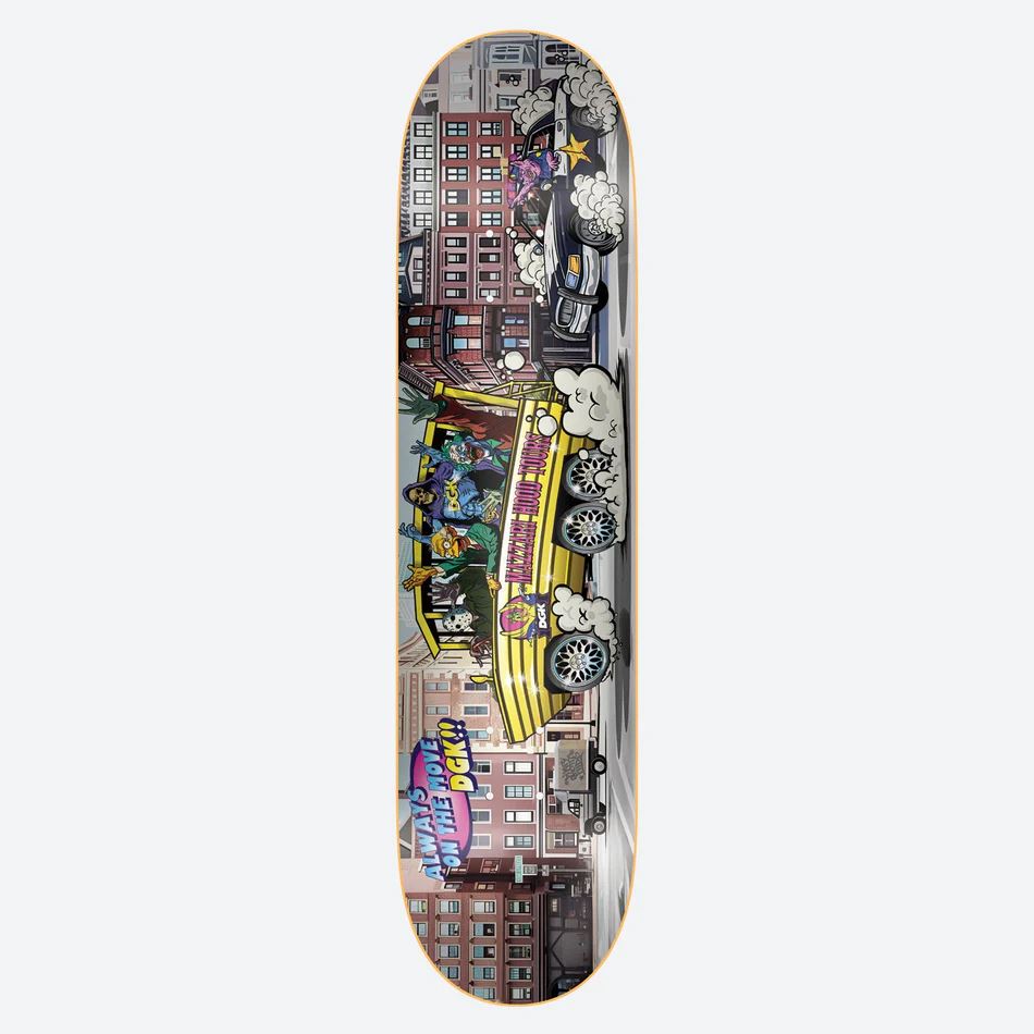DGK Hood Tours (Twin Tail) Mazzari Skateboard Deck - 8.25" - Skatewarehouse.co.uk