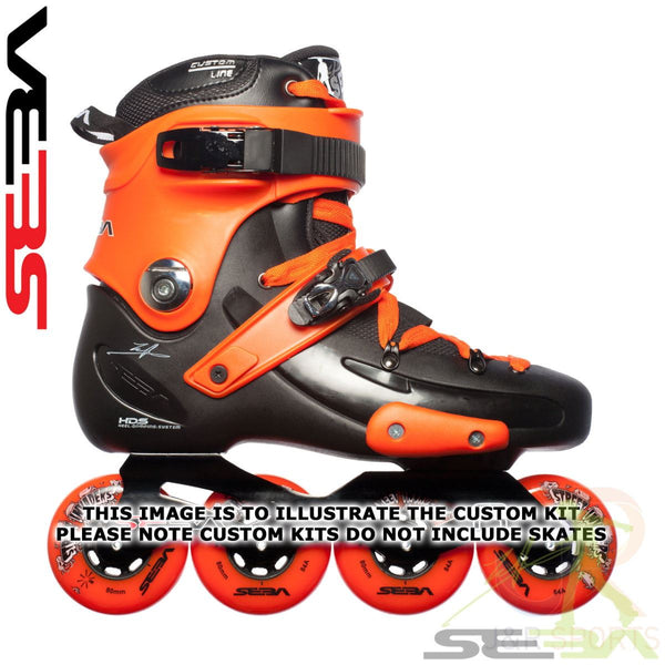 Seba FR Custom Kit Orange - Size 5 - 8