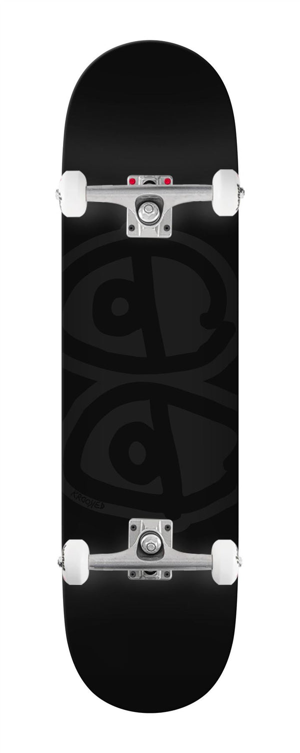 Krooked Eyes (Black) CN x Venom Custom Complete Skateboard - 8.5