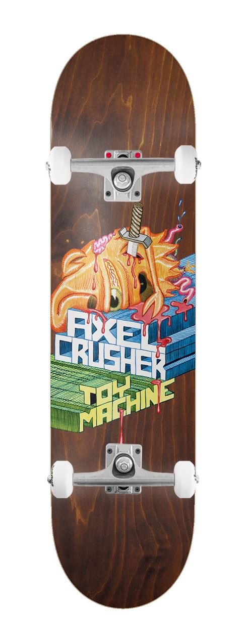 Toy Machine Axel Cruysberghs 'Stabbed' x Venom Custom Complete Skateboard - 8.375