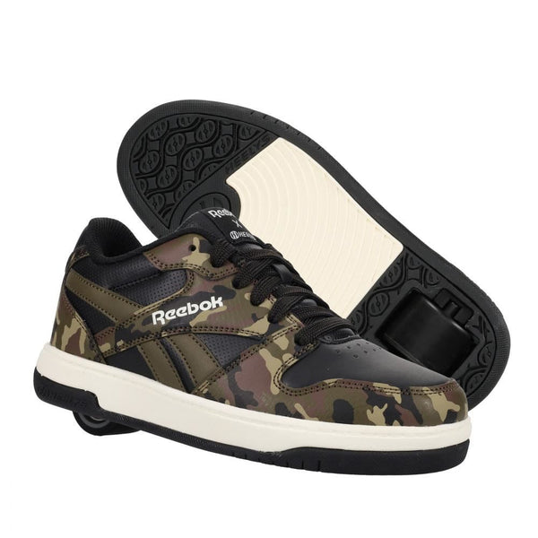 Heelys X Reebok BB4500 Low PU - Army / Camo - Skatewarehouse.co.uk