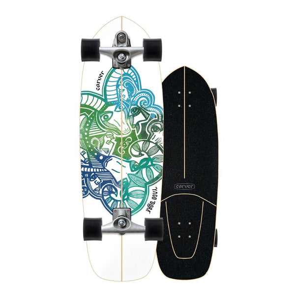 Carver Yago Dora Skinny Goat - C7 Surfskate Cruiser Skateboard - 9.75