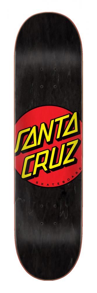 Santa Cruz Logo Classic Dot Skateboard Deck - 8.25