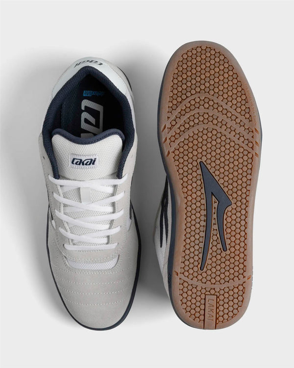 Lakai Cambridge XLK Skate Shoes White Navy Gum