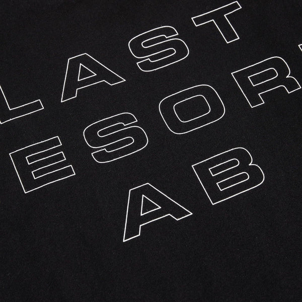 Last Resort AB Eurostyle SS Tee (Black / White) - S