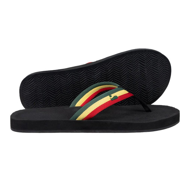 Indosole - Mens Flip Flops - Easy Living - Reggae Shoes